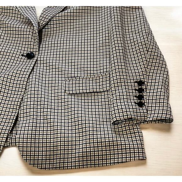 vince camuto lined padded shoulder split back long sleeve blazer XL - Picture 4 of 4